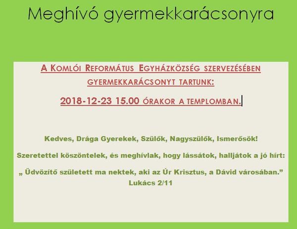 Gyermekkarácsony